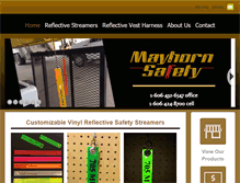 Tablet Screenshot of mayhornsafety.com